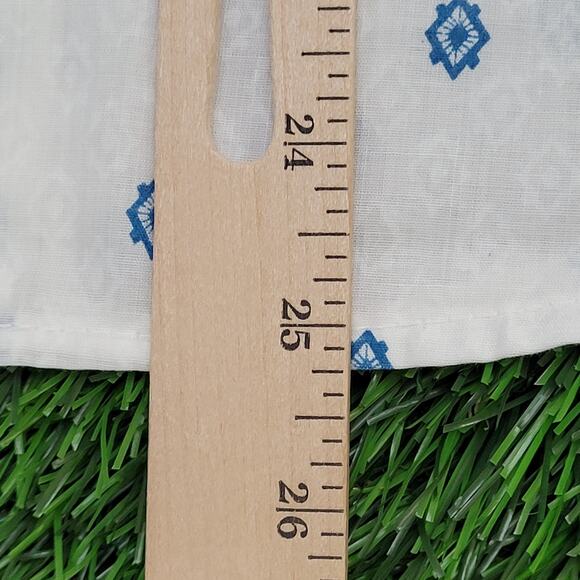 Vintage 80s Disco Hippie Shirt Women Large 20x25 Polka-Dot - Picture 10 of 10